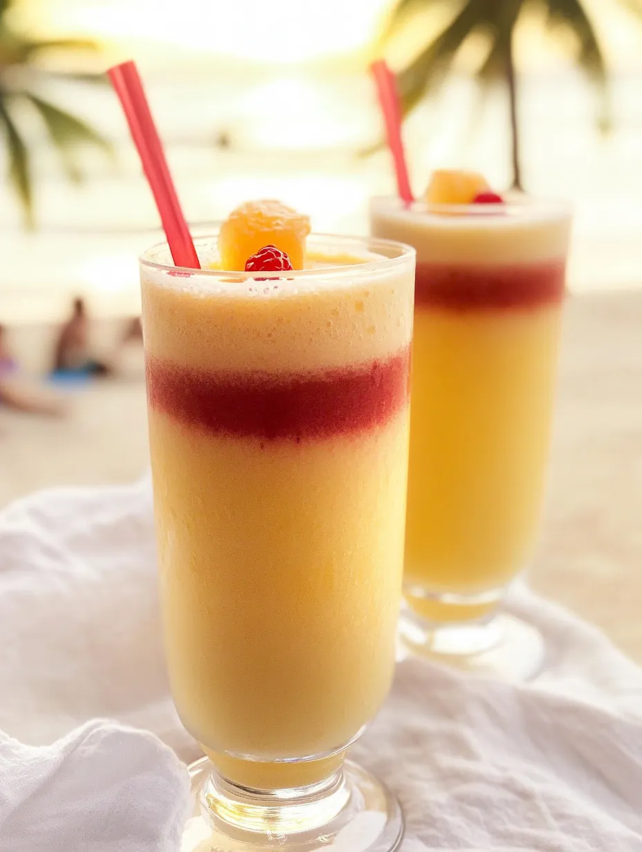 Two glasses of orange juice with straws in them.