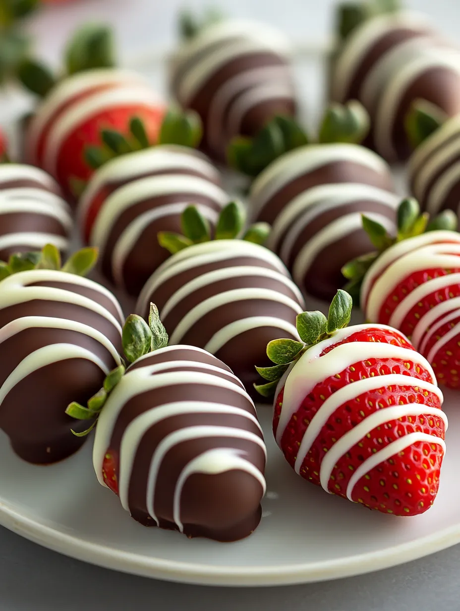 Easy Chocolate Covered Strawberries