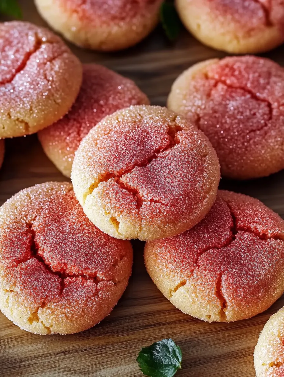 Strawberry Sugar Sparkling Cookies Recipe