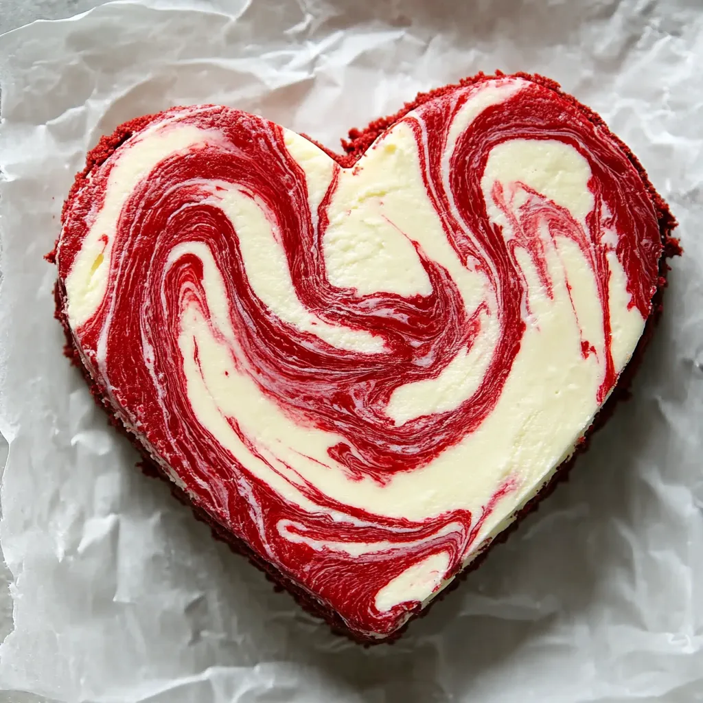 Heart Red Velvet Cheesecake