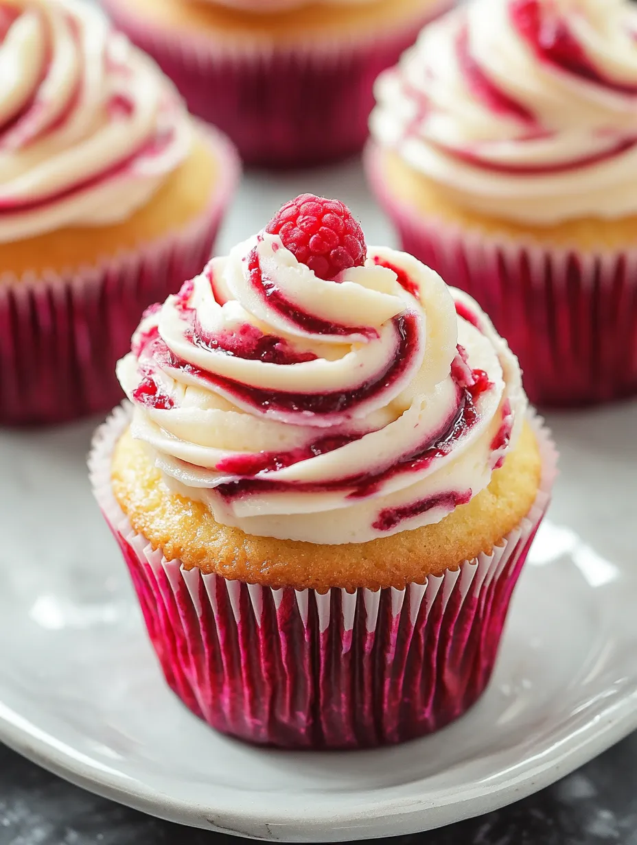 Raspberry Swirl Cupcakes Recipe