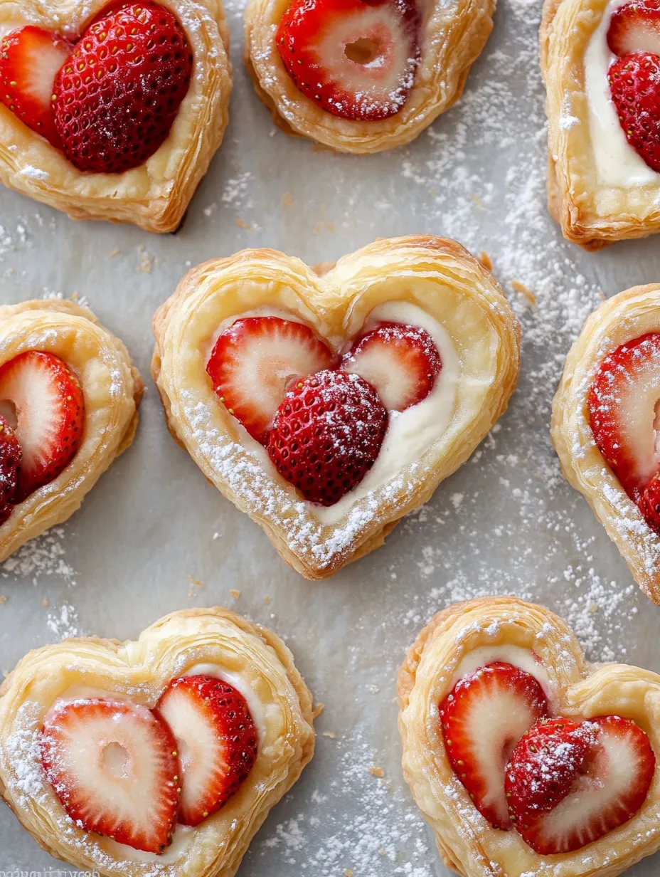 Delicious Vegan Strawberry Cream Danish Recipe