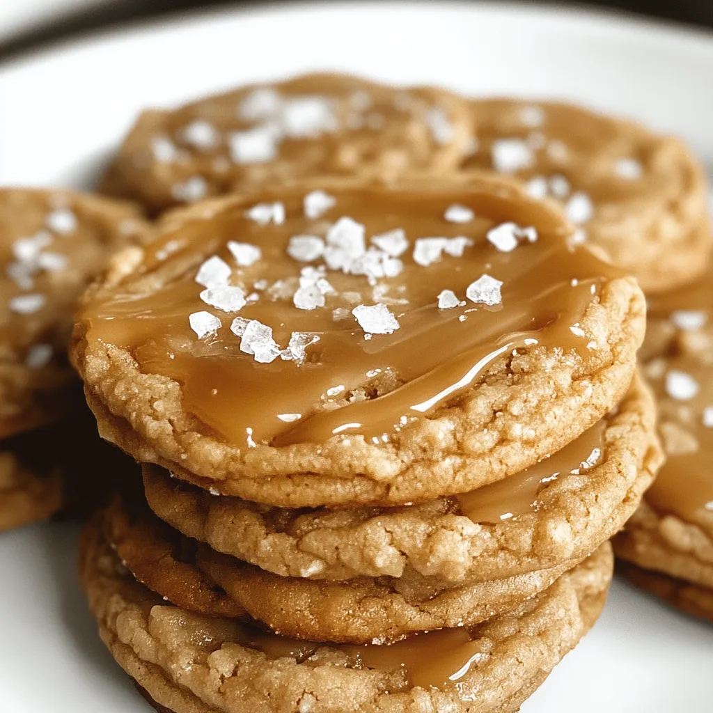 Easy Salted Caramel Cookies