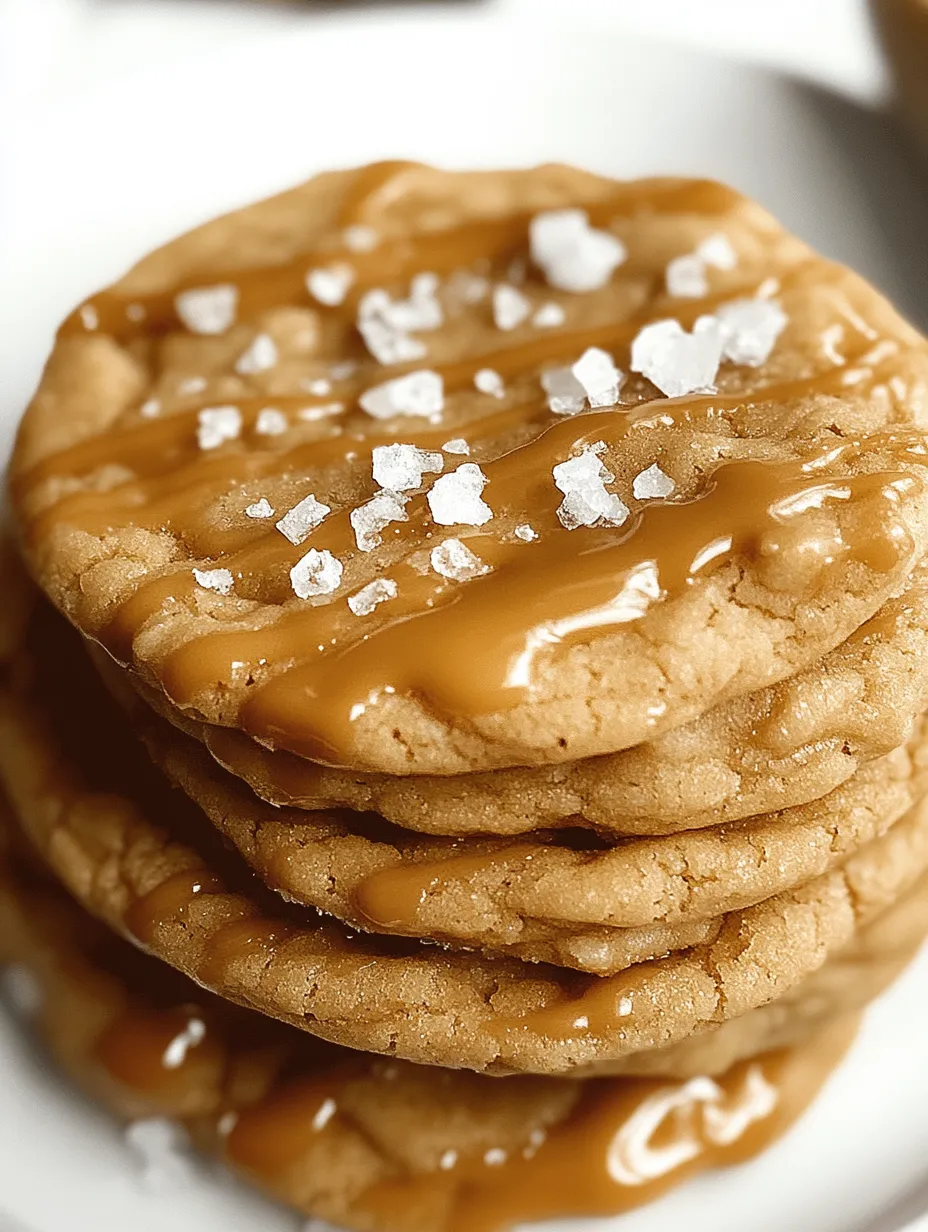 Delicious Easy Salted Caramel Cookies