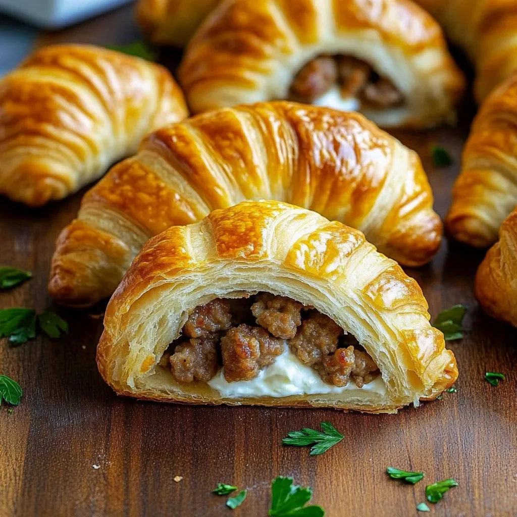 Sausage Cream Cheese Crescents