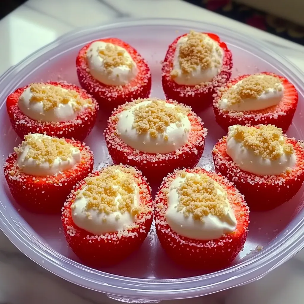 Cheesecake Deviled Strawberries