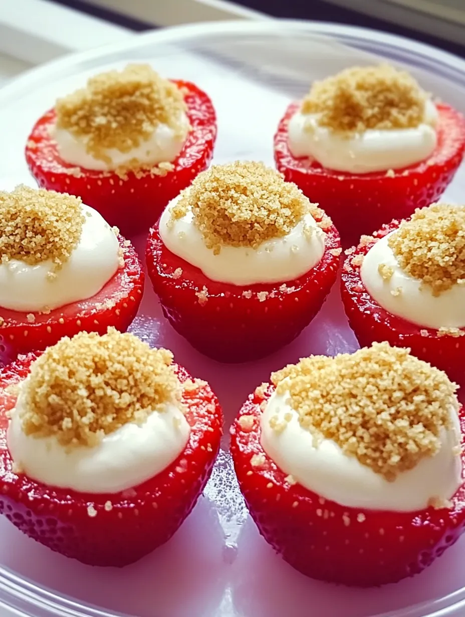 Cheesecake Deviled Strawberries Recipe