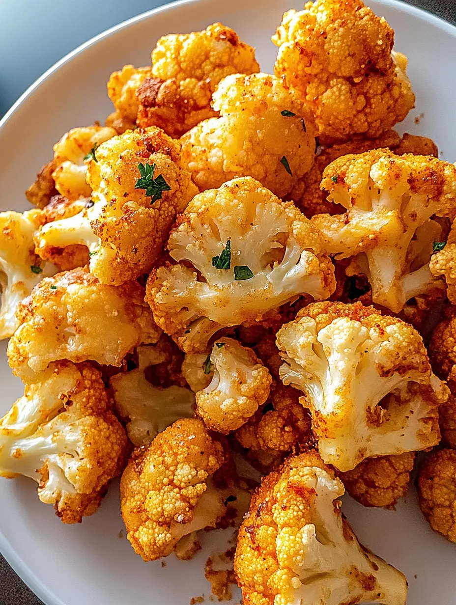 Easy Crispy Cauliflower