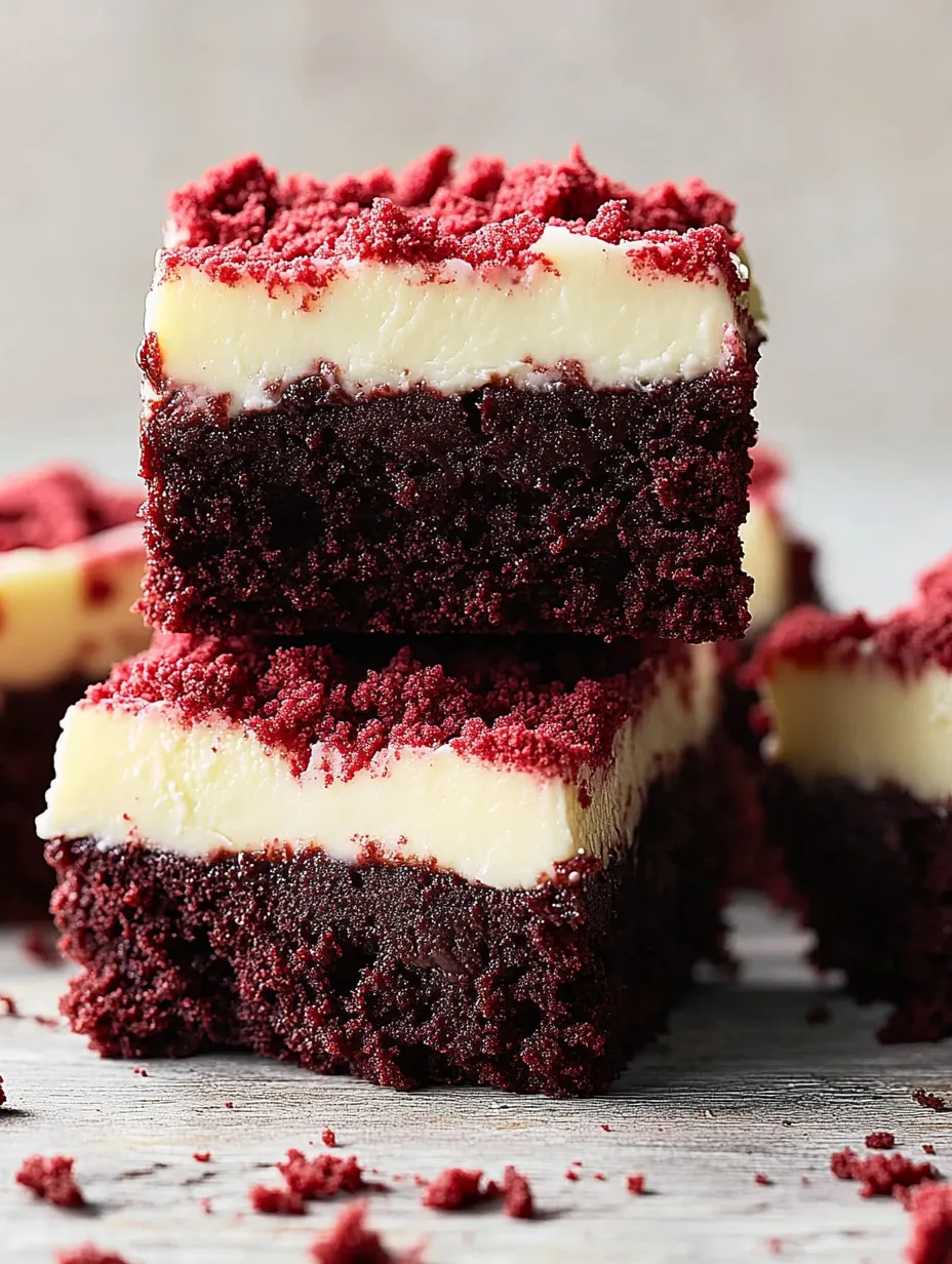 Easy Red Velvet Brownies