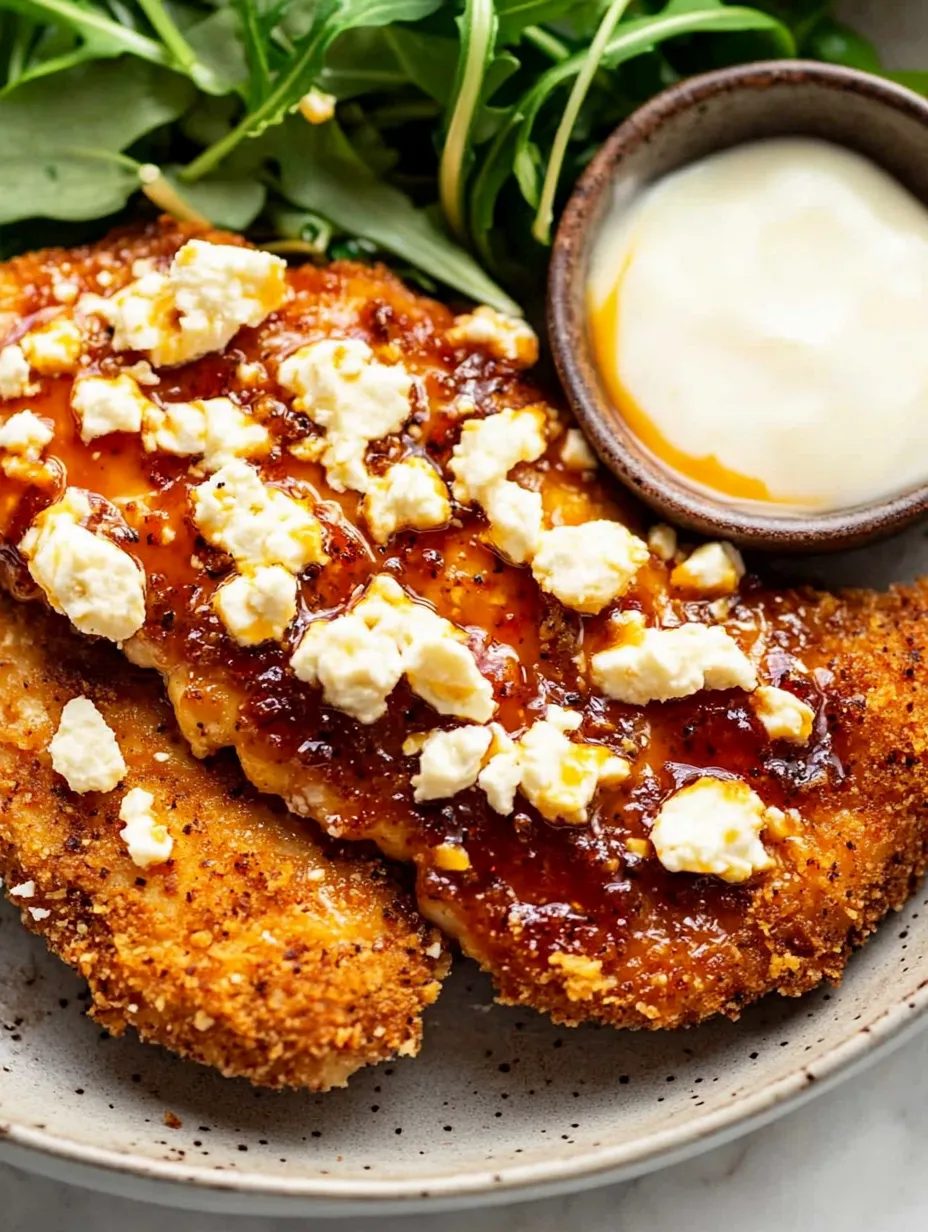 Crispy Hot Honey Feta Chicken Recipe