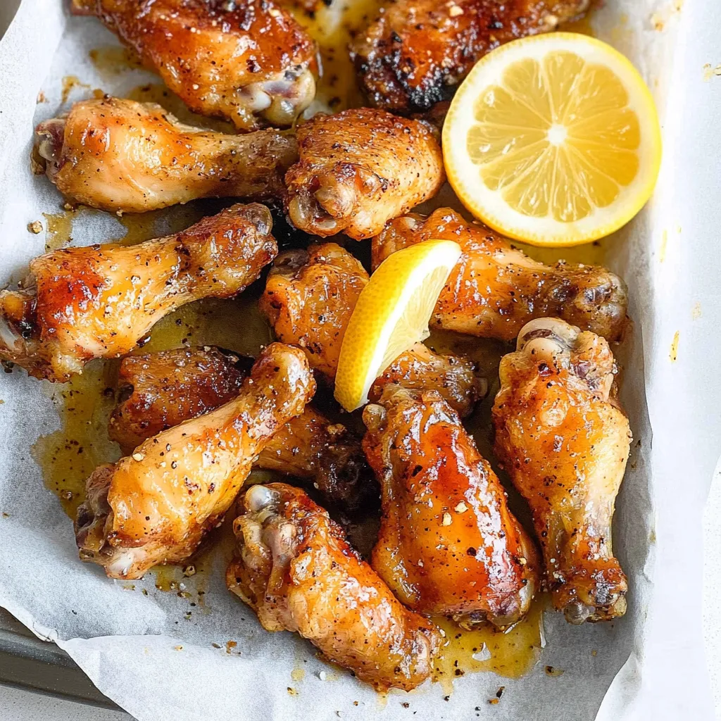 Honey Lemon Pepper Wings