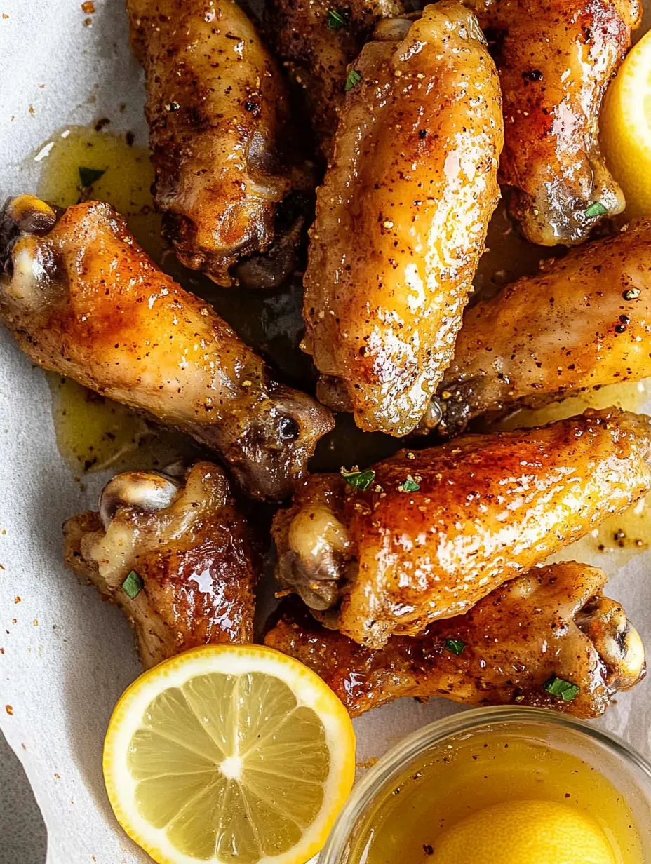 Honey Lemon Pepper Wings Recipe