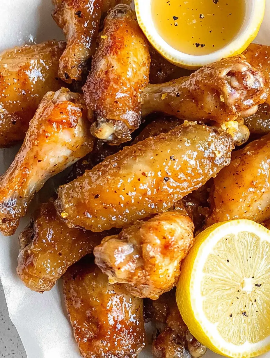 Easy Honey Lemon Pepper Wings