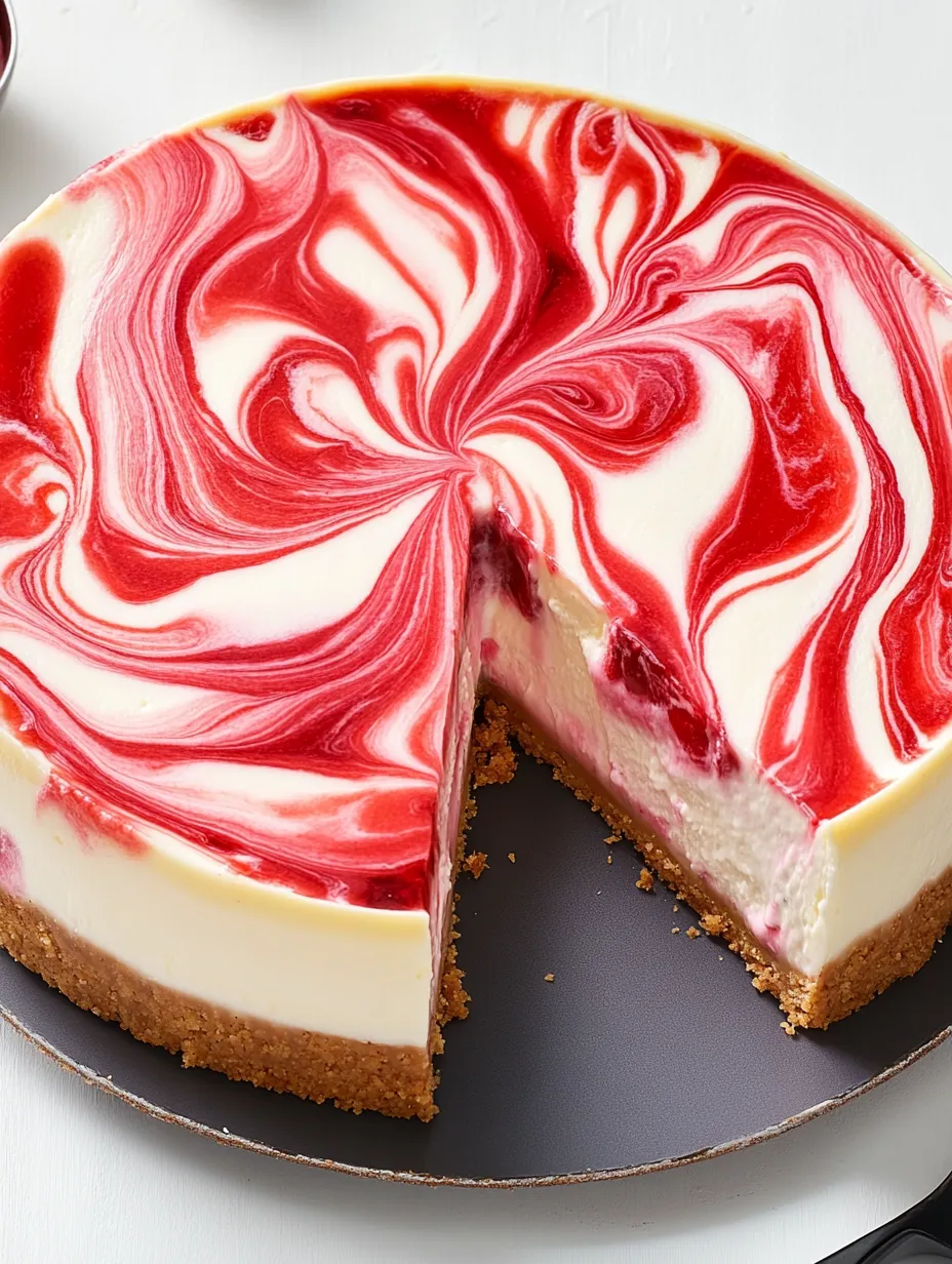 Strawberry Swirl Cheesecake Recipe