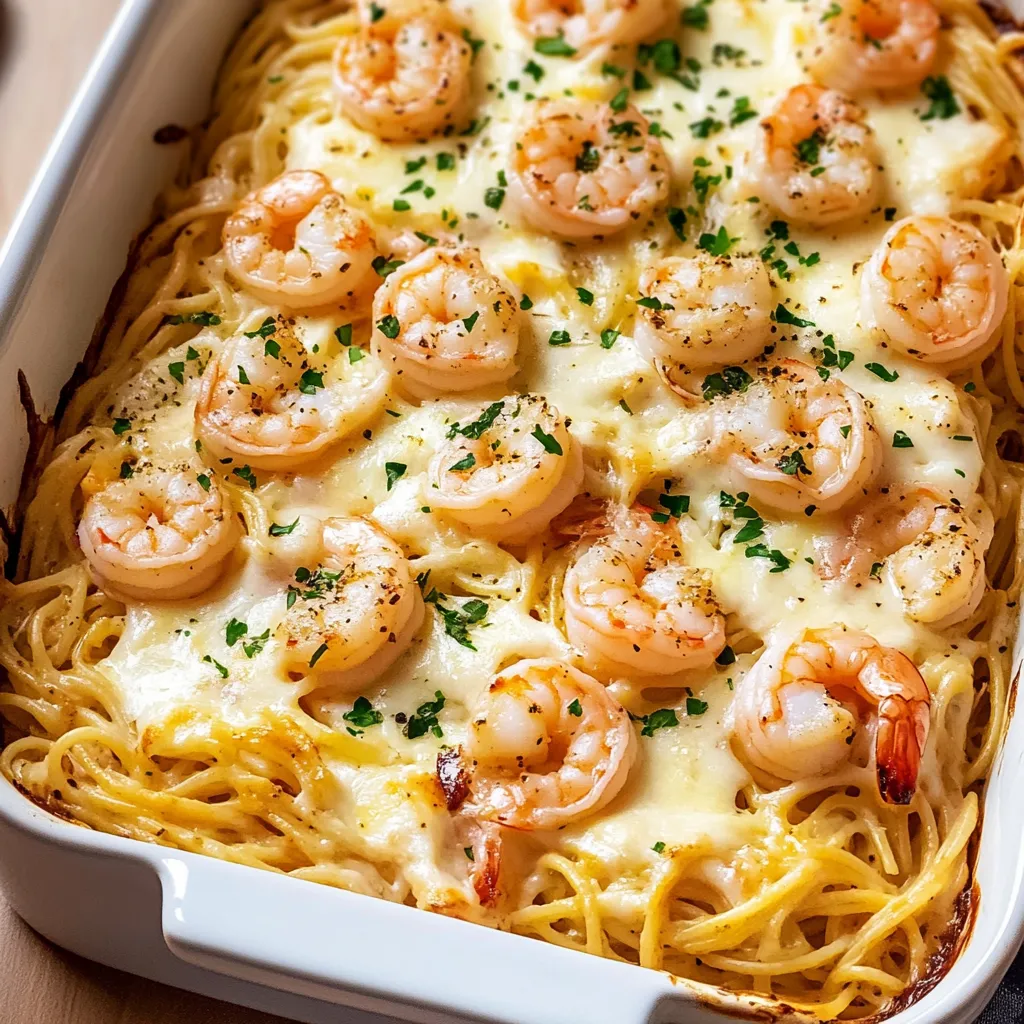 Shrimp Scampi Pasta Bake Recipe