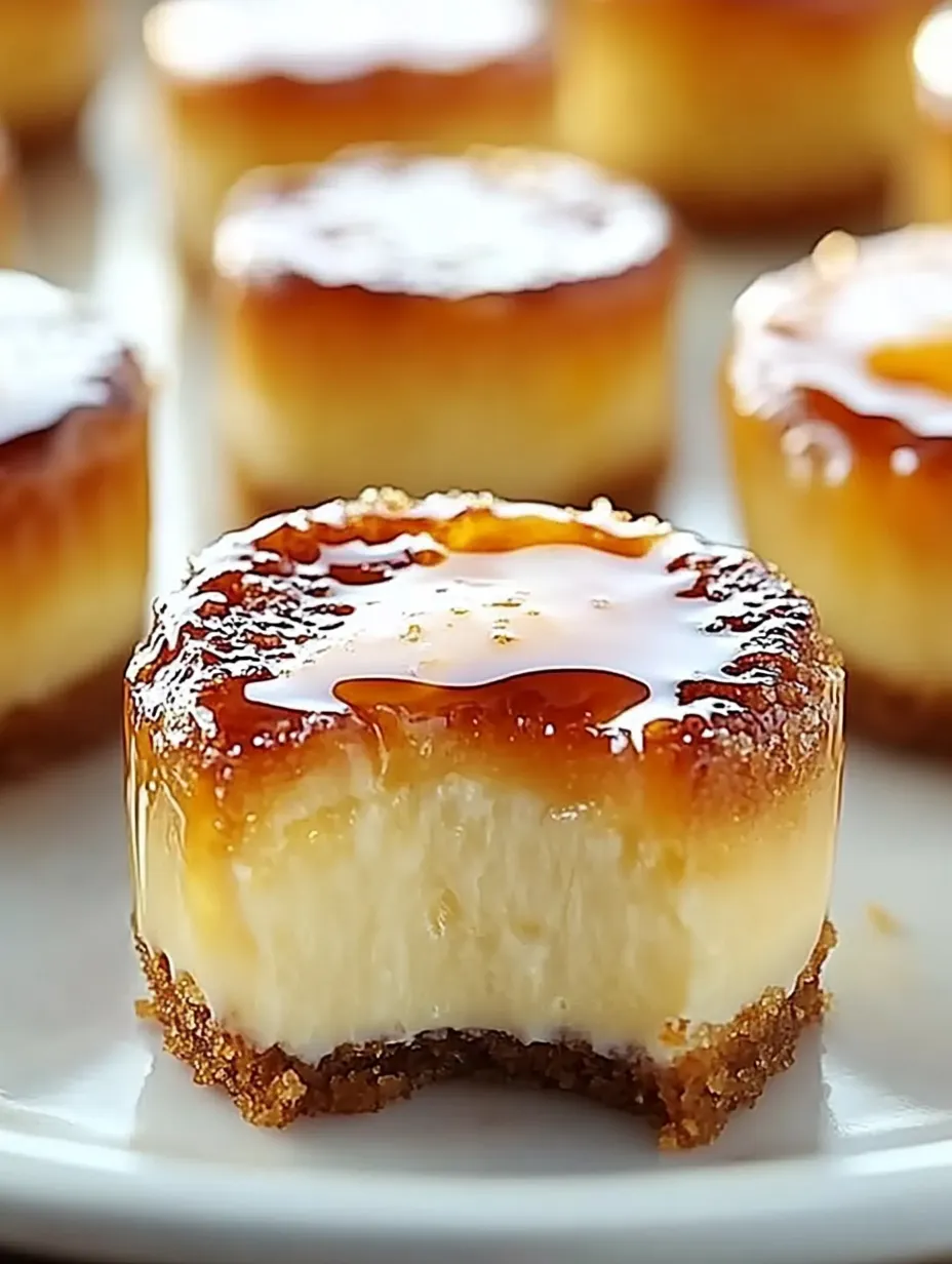 Mini Crème Brûlée Cheesecakes Recipe