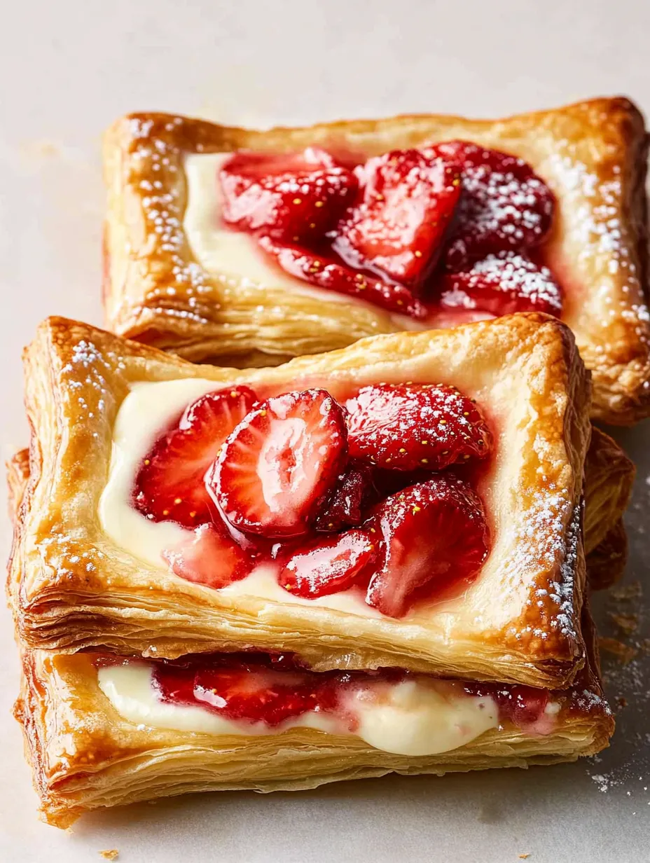 Easy Strawberry Danish