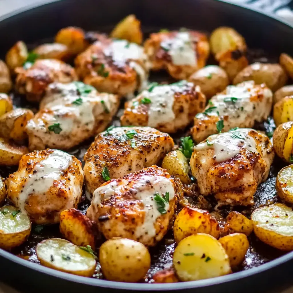 Garlic Parmesan Chicken and Potatoes