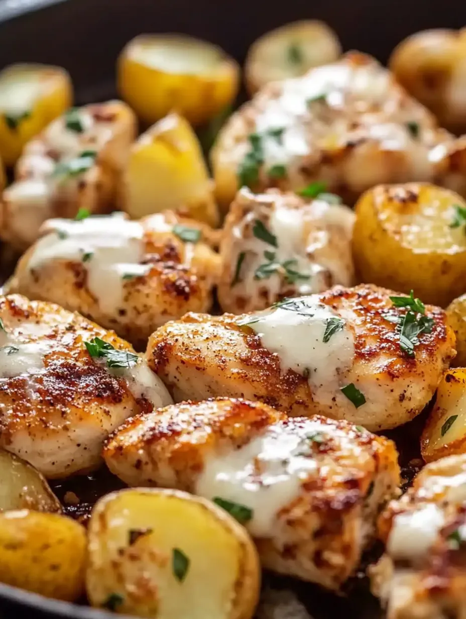 Easy Garlic Parmesan Chicken and Potatoes