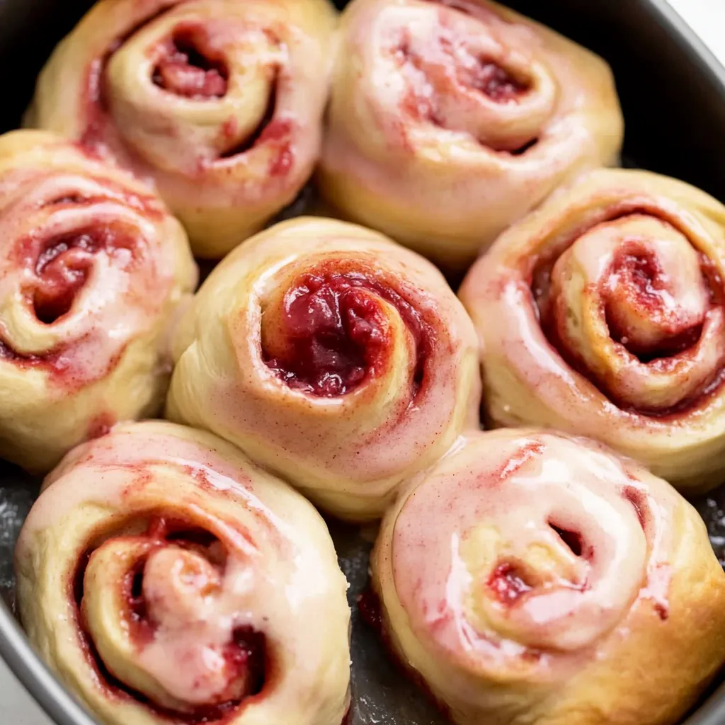 Strawberry Cinnamon Rolls