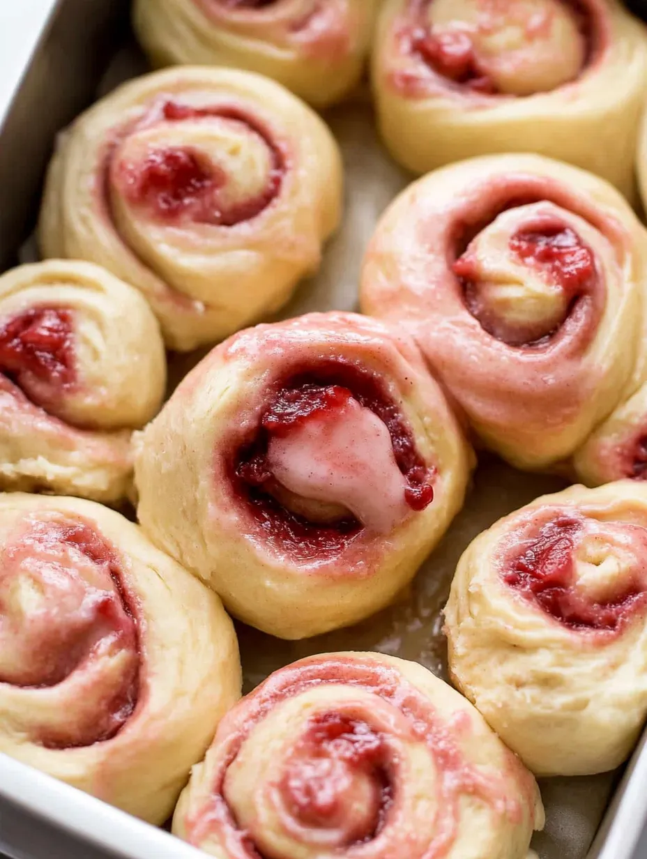 Strawberry Cinnamon Rolls Recipe