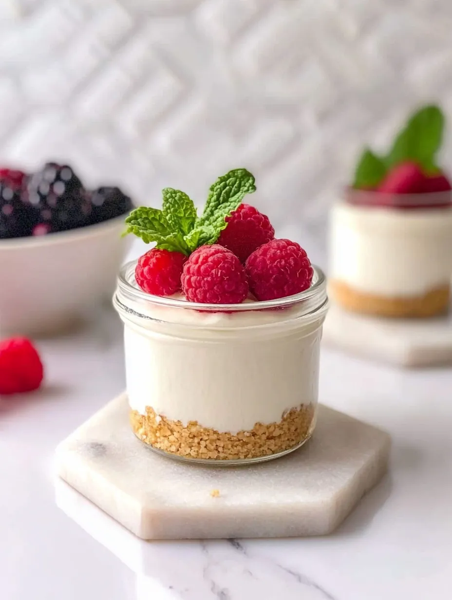 A bowl of berries and a bowl of cream.