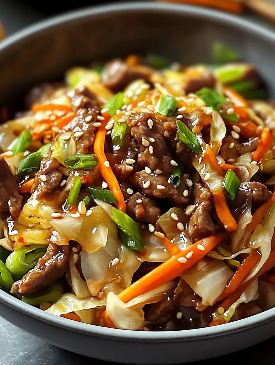 A bowl of beef and vegetables with a brown sauce.