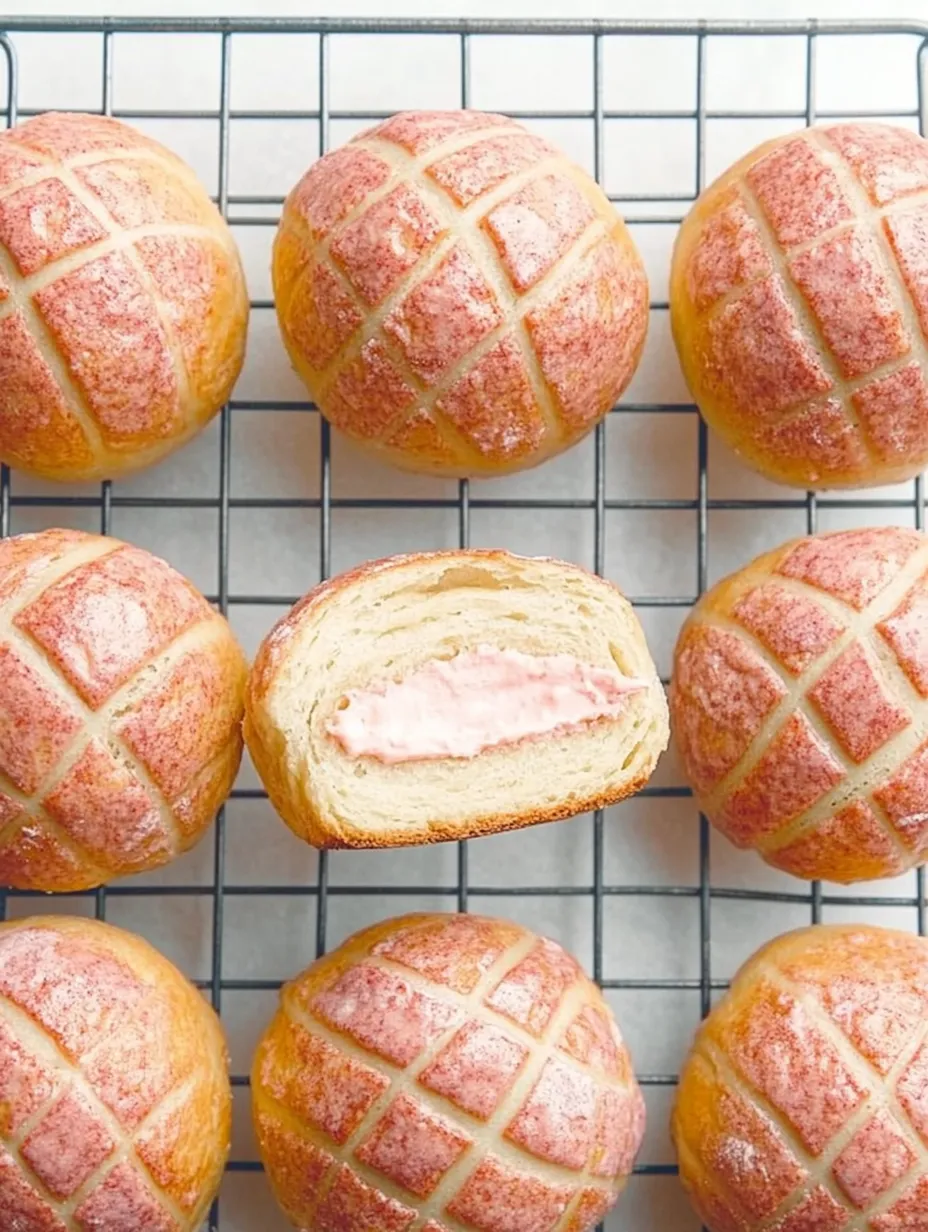 A tray of bread rolls with a slice of bread missing.