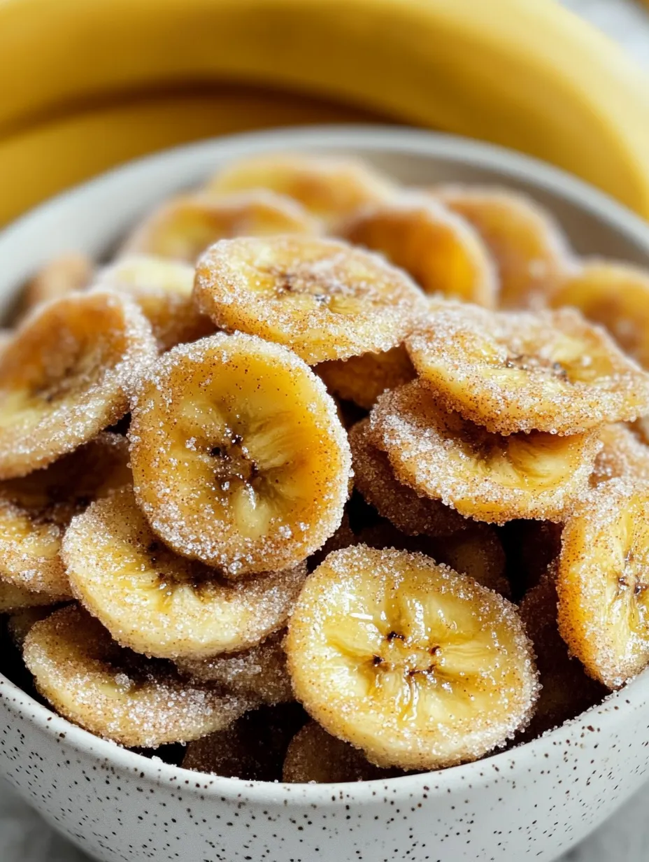 A bowl full of banana slices with sugar on top.