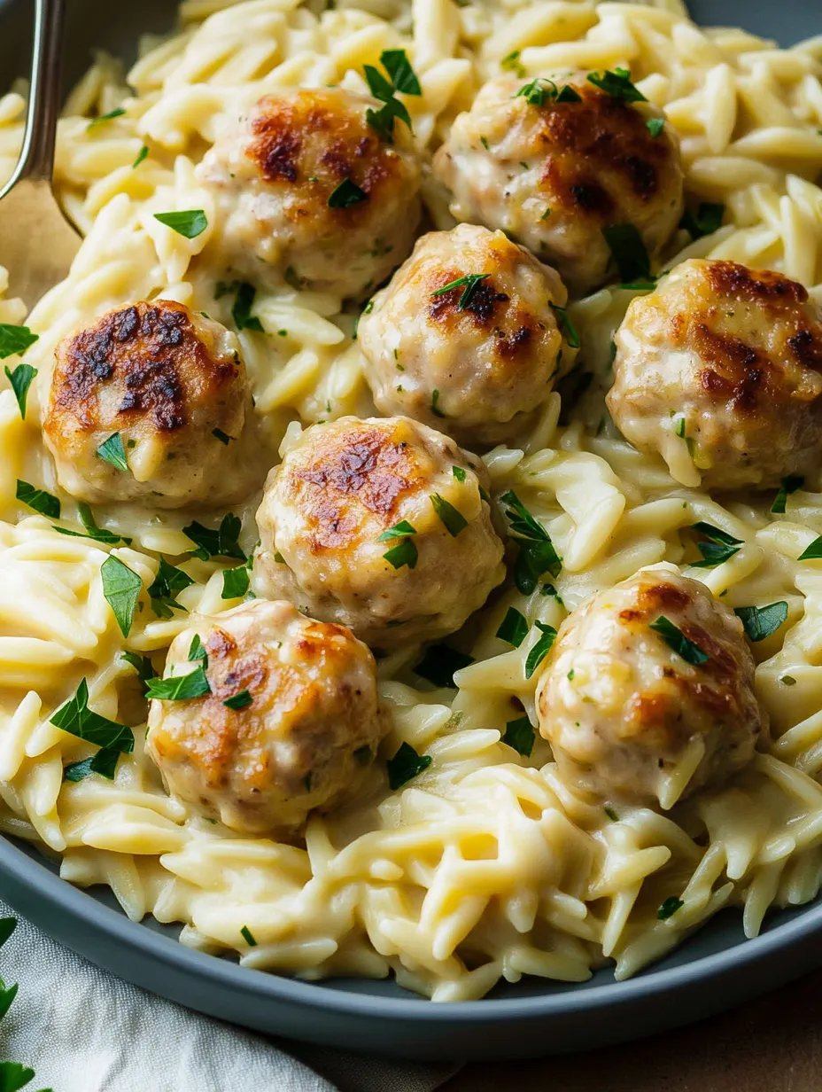 A plate of pasta with meatballs and sauce.