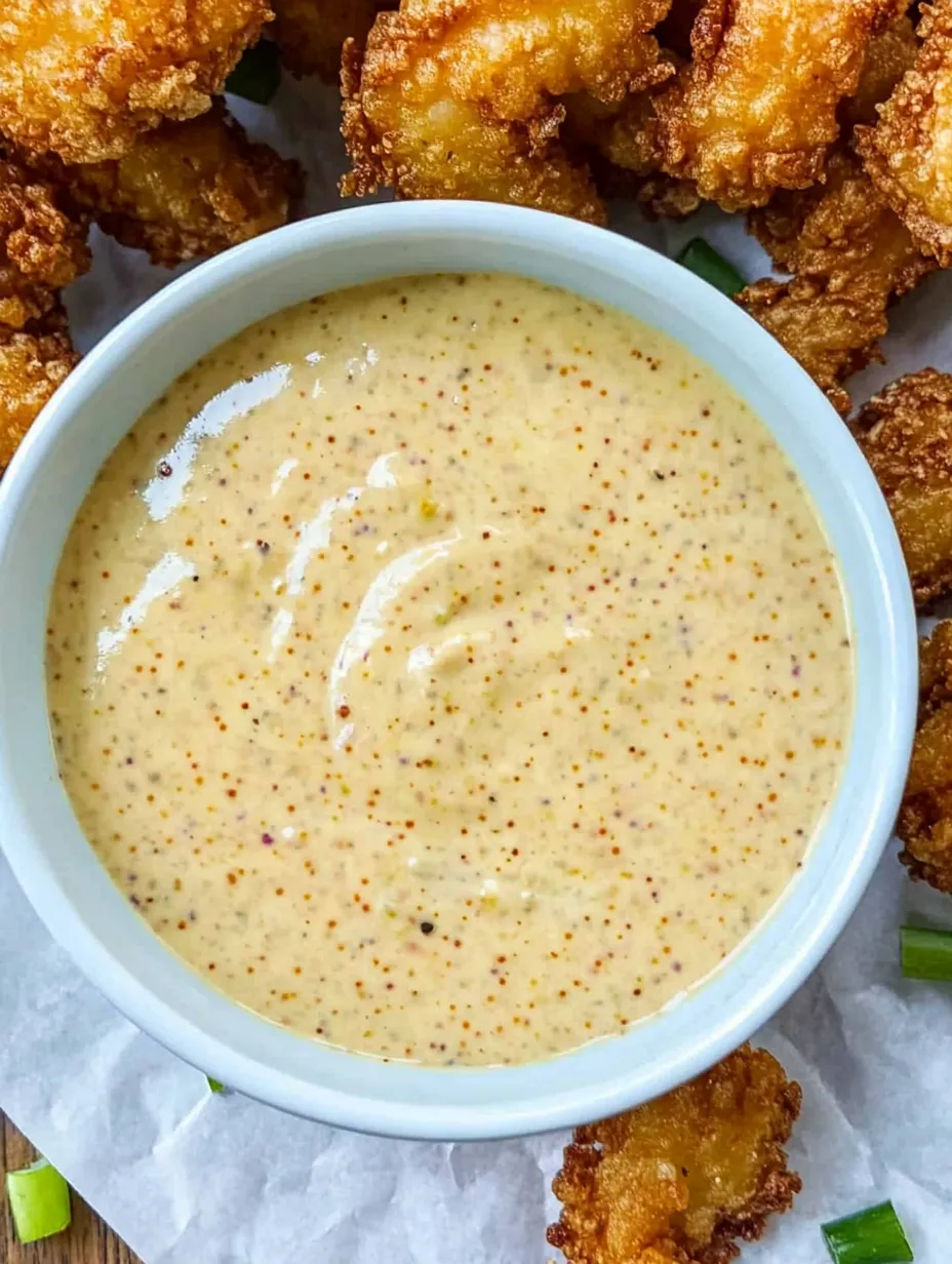 A bowl of sauce with a spoon in it.