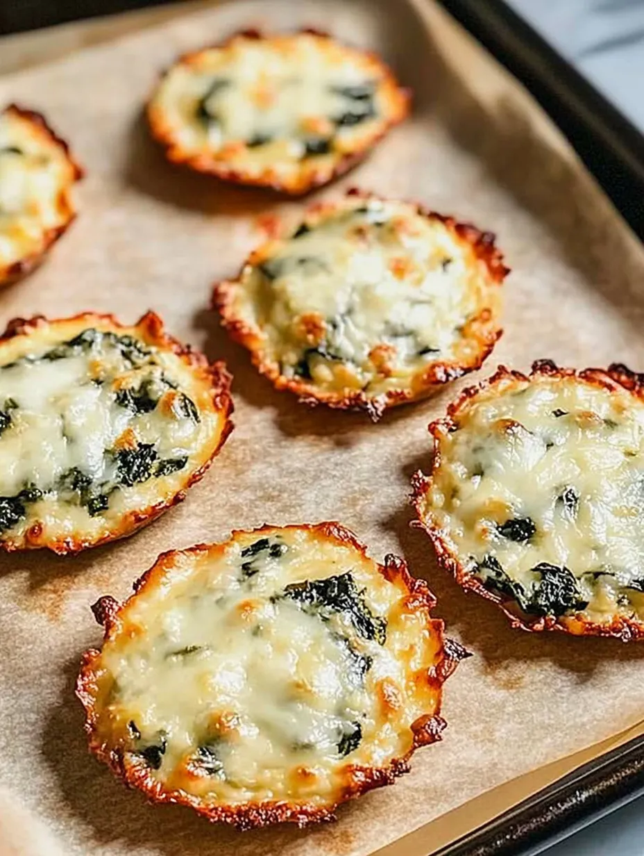 A plate of cheese and spinach muffins.