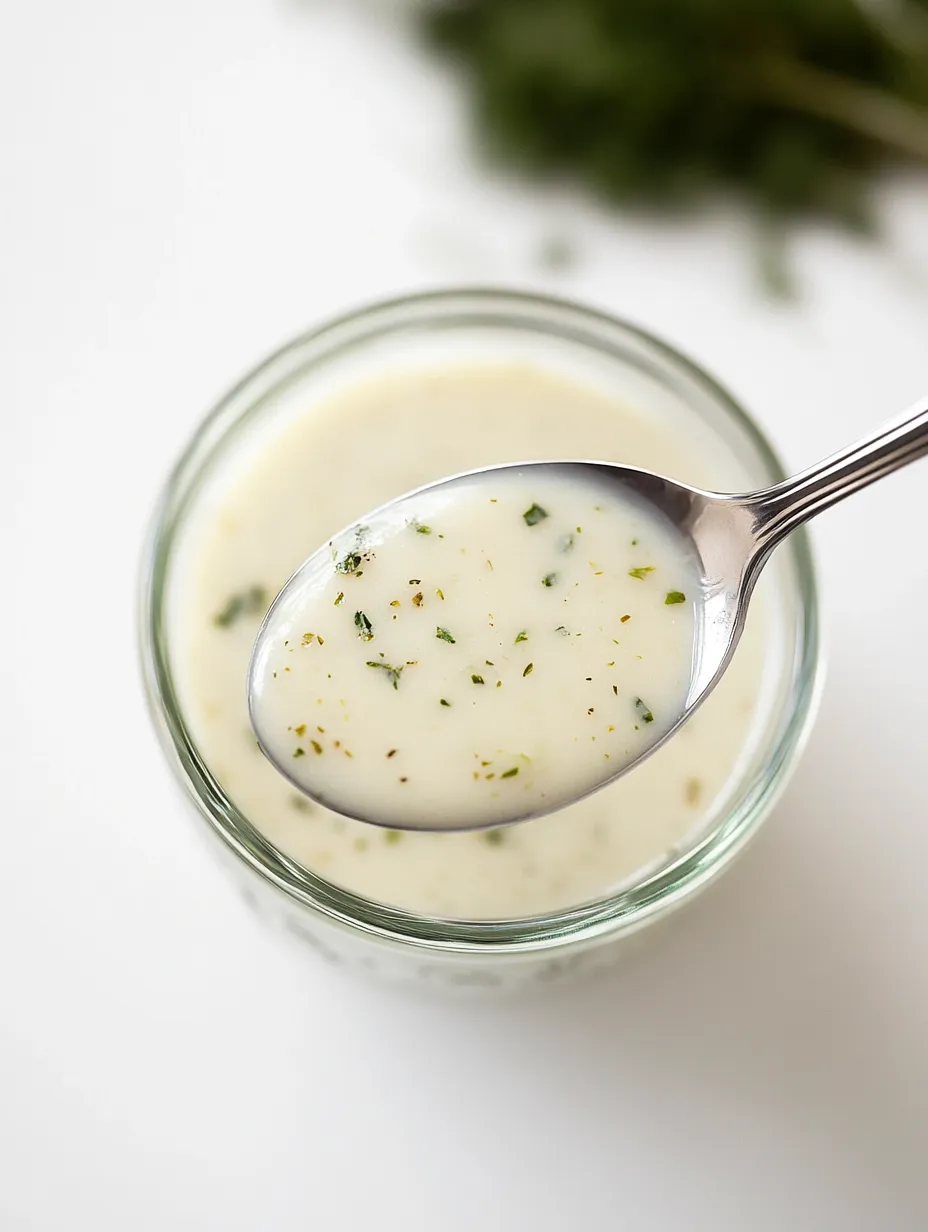 A spoon is in a bowl of soup.