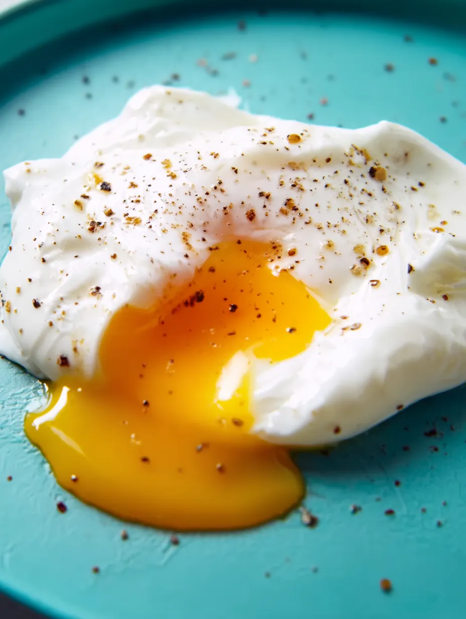 A fried egg with a yolk.