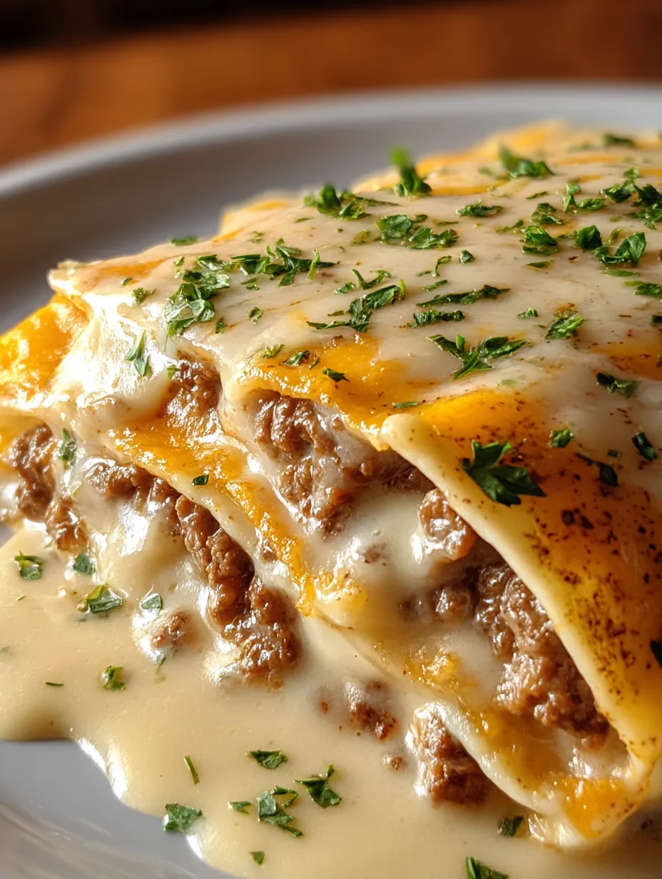 A delicious plate of food with a white sauce.