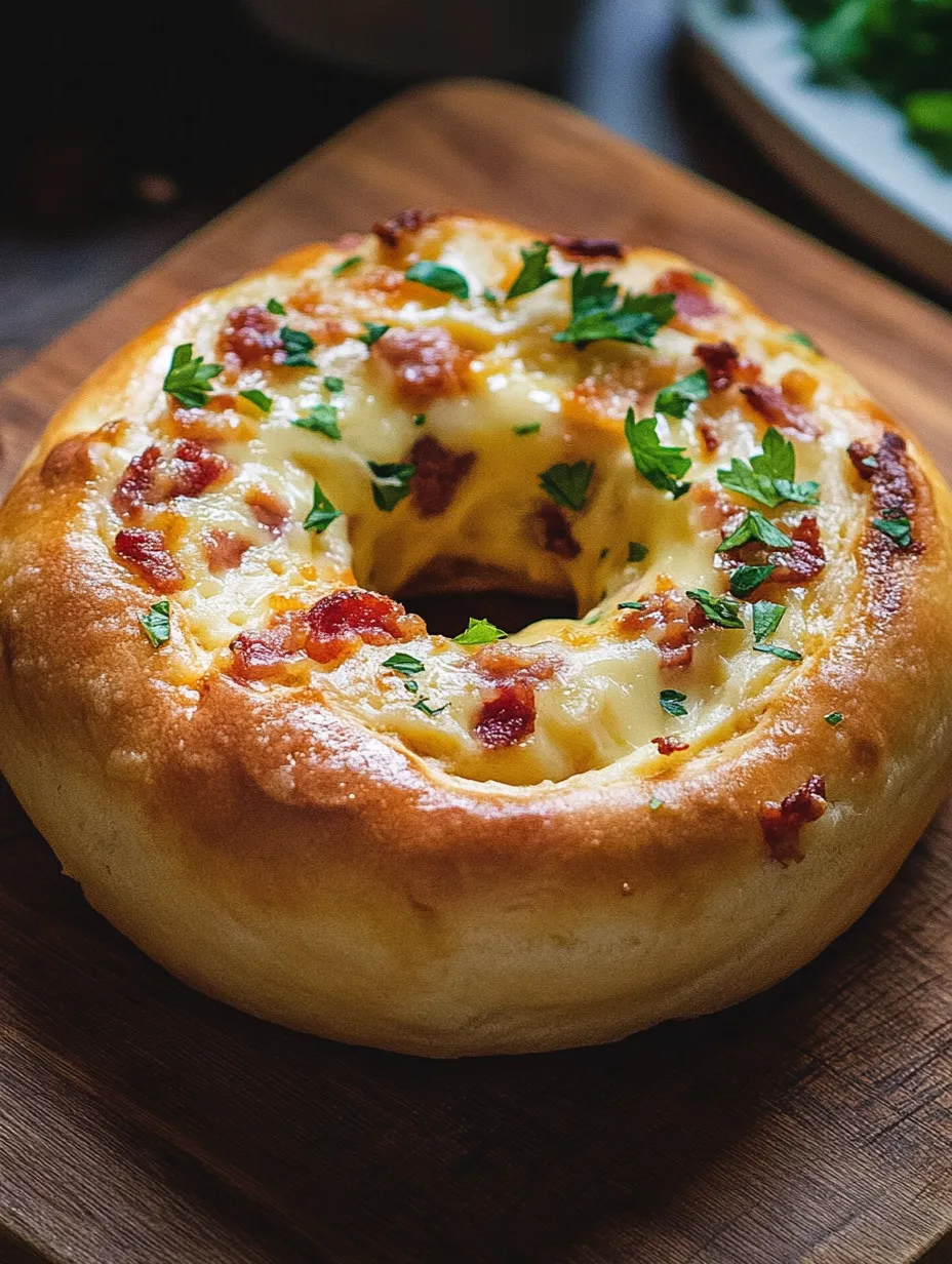 A pizza with cheese and bacon on top.