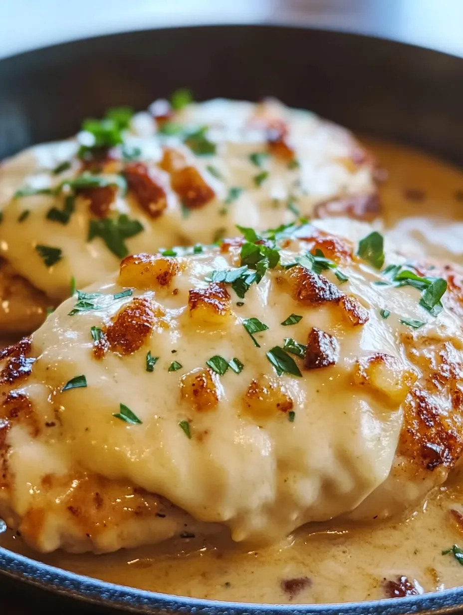 Two pieces of chicken with cheese on top.