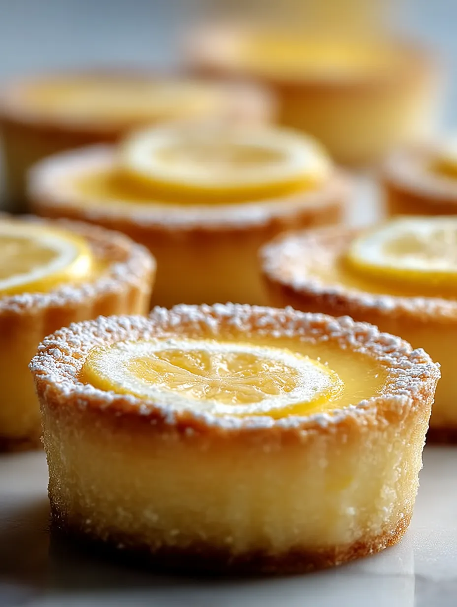 A close up of a lemon dessert.