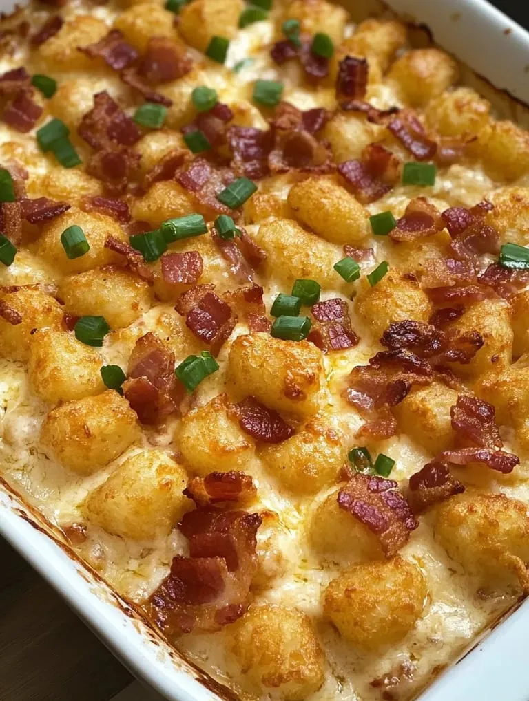 A dish packed with bacon and melted cheese.