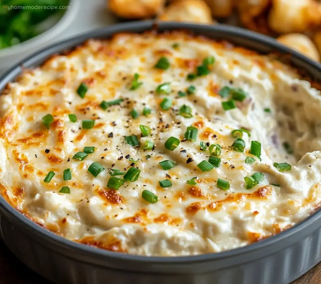A dish of food with green onions on top.
