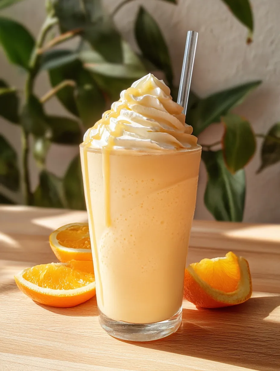A glass of orange juice with a straw.
