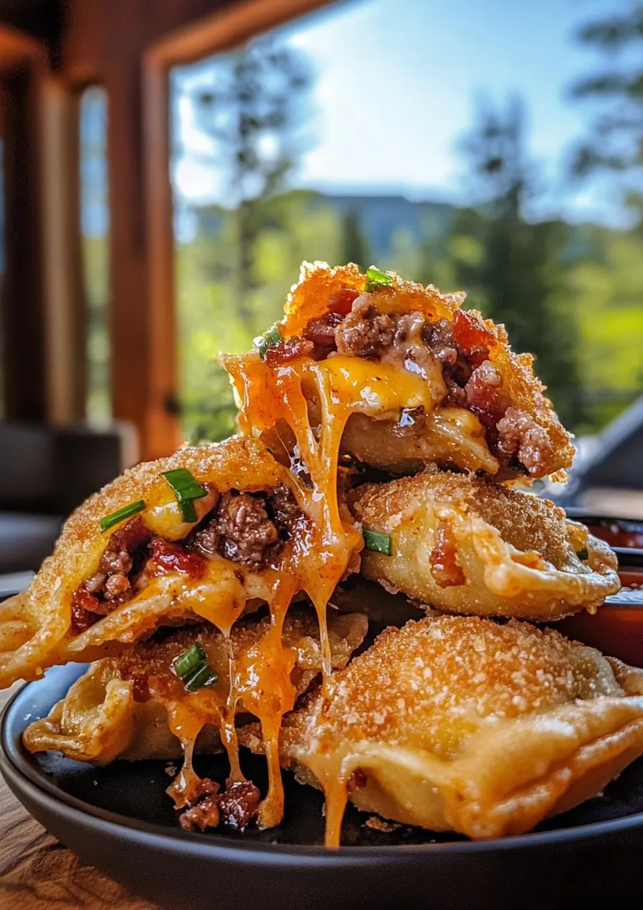A stack of cheese-covered meatballs.