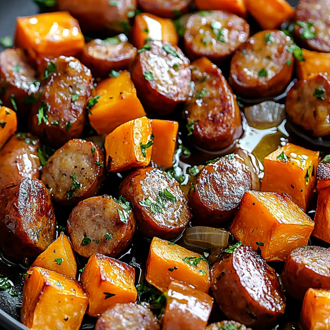 Chunks of sausage and carrots on a plate.