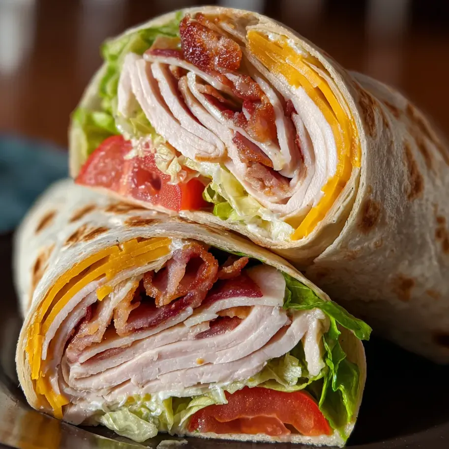 A sandwich with bacon and lettuce.