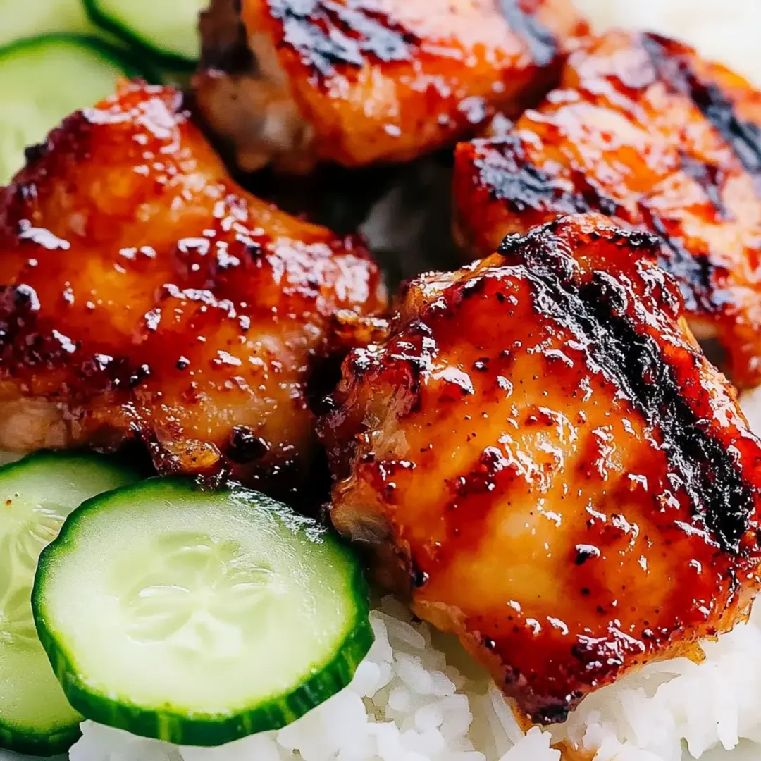 A plate of rice and cucumbers.