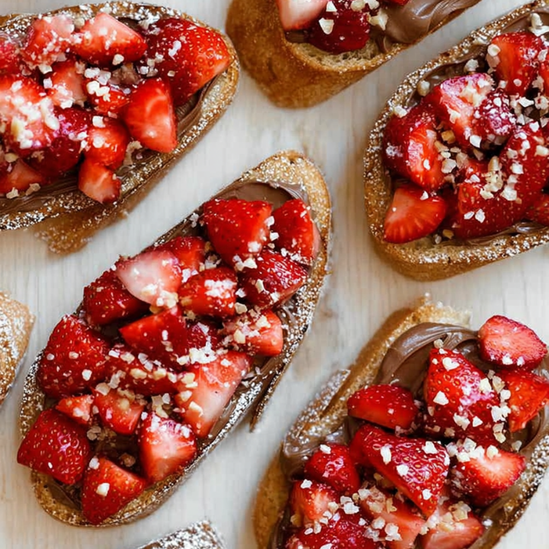 A close up of a strawberry and chocolate covered croissant.