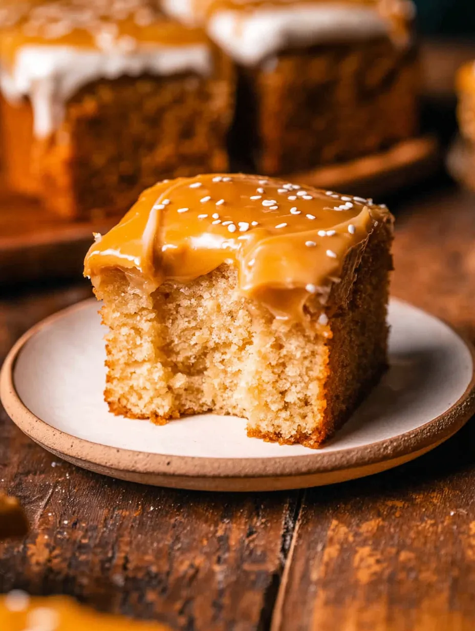 A slice of cake on a plate.