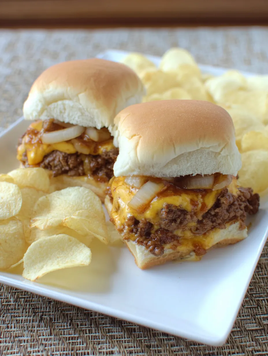 Two sandwiches on a plate with chips.