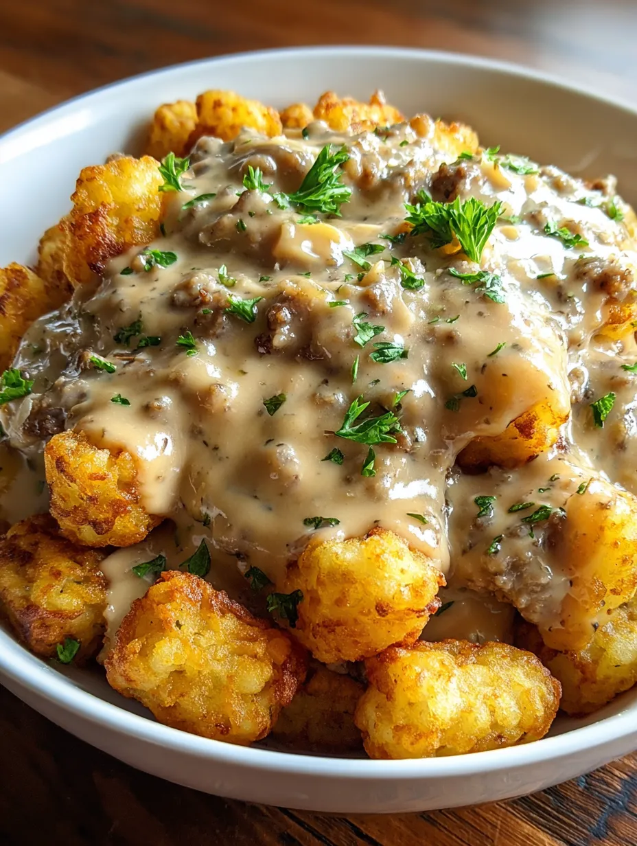 A bowl of food with a green garnish.