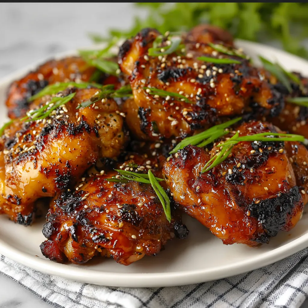 A plate of chicken wings with sesame seeds.